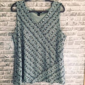 Multi colored Alfani tank top. Size 2X